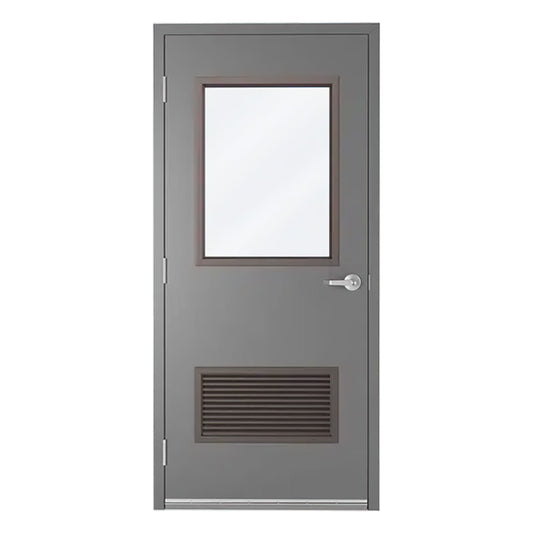Hollow Metal Door Type L (Louver & Glass)